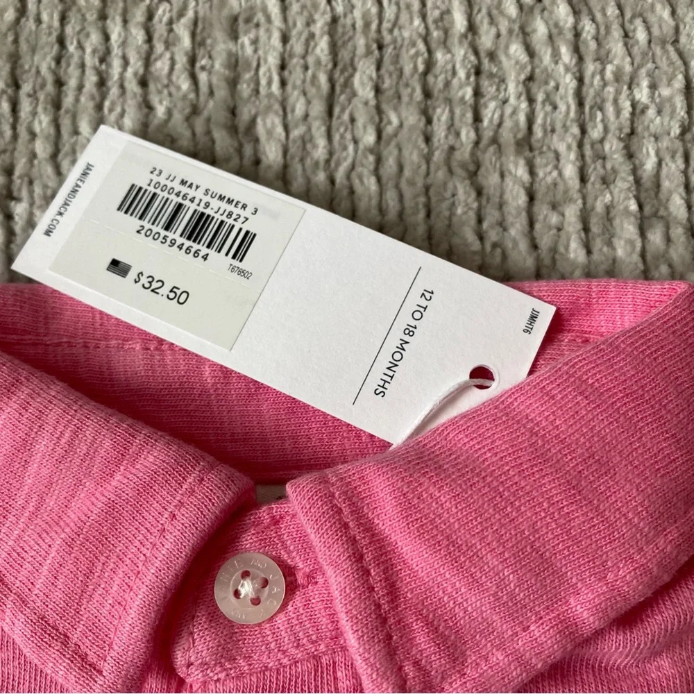 Janie And Jack Flamingo Polo Shirt‎ & Shorts Set 12-18 Months NWT